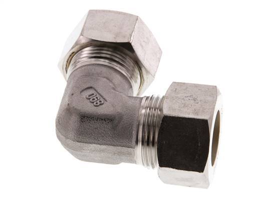 22L RVS L-Knelfitting 90 graden 160 Bar DIN 2353