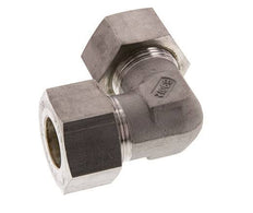 25S Stainless steel 90 deg Elbow Compression Fitting 400 Bar DIN 2353