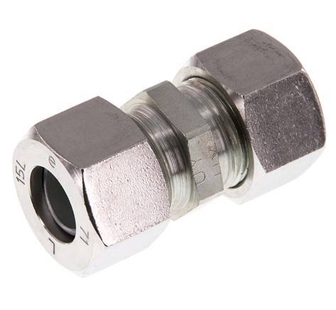 15L Verzinkt Stalen Rechte Snijring Koppeling 315 Bar DIN 2353