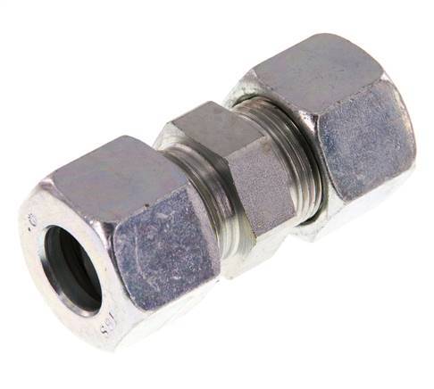 16S Verzinkt Stalen Rechte Snijring Koppeling 400 Bar DIN 2353