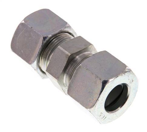 16S Verzinkt Stalen Rechte Snijring Koppeling 400 Bar DIN 2353