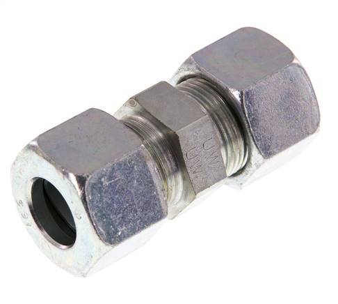 16S Verzinkt Stalen Rechte Snijring Koppeling 400 Bar DIN 2353