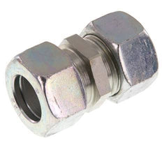 22L Verzinkt Stalen Rechte Snijring Koppeling 160 Bar DIN 2353