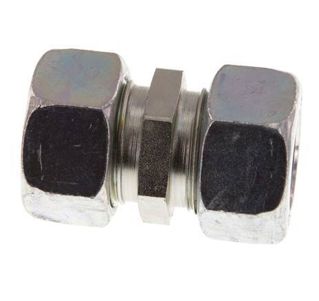 22L Verzinkt Stalen Rechte Snijring Koppeling 160 Bar DIN 2353