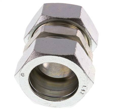 42L Verzinkt Stalen Rechte Snijring Koppeling 160 Bar DIN 2353