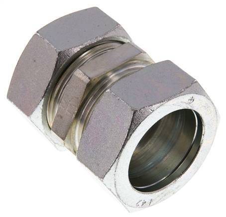 42L Verzinkt Stalen Rechte Snijring Koppeling 160 Bar DIN 2353