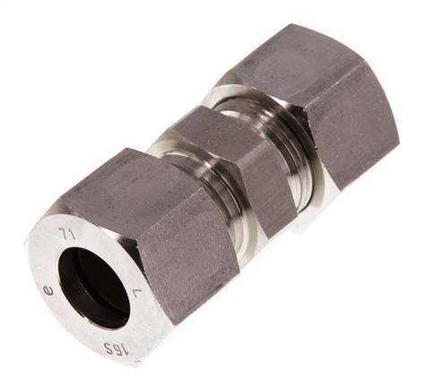 16S RVS Rechte Snijring Koppeling 400 Bar DIN 2353