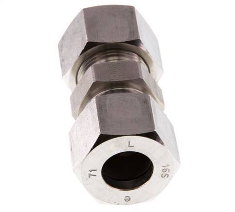 16S RVS Rechte Snijring Koppeling 400 Bar DIN 2353
