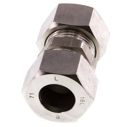 18L RVS Rechte Snijring Koppeling 315 Bar DIN 2353