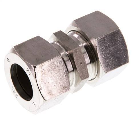 22L RVS Rechte Snijring Koppeling 160 Bar DIN 2353