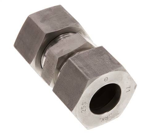 25S RVS Rechte Snijring Koppeling 400 Bar DIN 2353