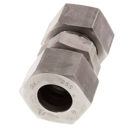 25S RVS Rechte Snijring Koppeling 400 Bar DIN 2353