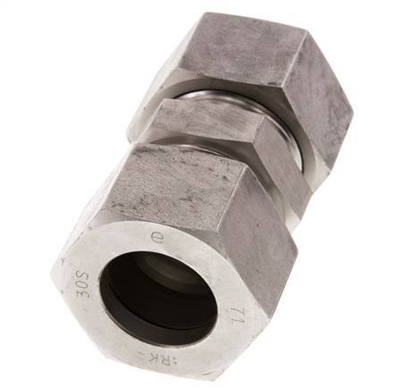 30S RVS Rechte Snijring Koppeling 400 Bar DIN 2353