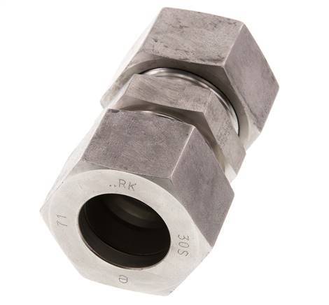 30S RVS Rechte Snijring Koppeling 400 Bar DIN 2353