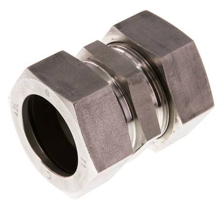 42L RVS Rechte Snijring Koppeling 160 Bar DIN 2353