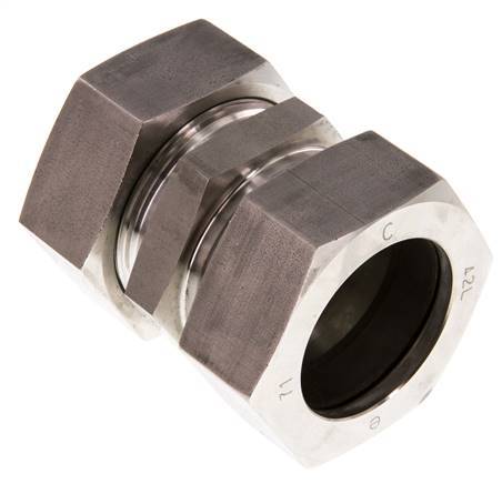 42L RVS Rechte Snijring Koppeling 160 Bar DIN 2353