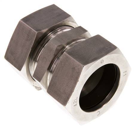 42L RVS Rechte Snijring Koppeling 160 Bar DIN 2353