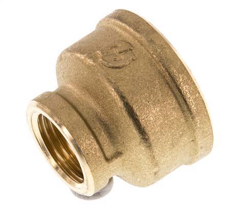 G 1'' x G 1/2'' Messing Ronde Sok 16 Bar