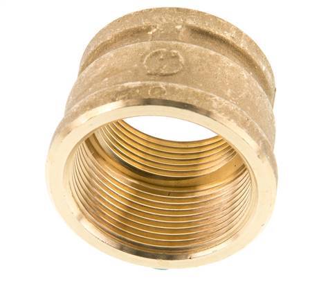 G 1 1/2'' x G 1 1/4'' Messing Ronde Sok 16 Bar