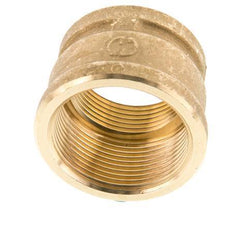 G 1 1/2'' x G 1 1/4'' Messing Ronde Sok 16 Bar