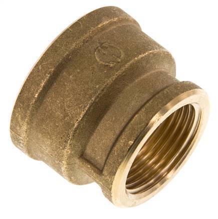 G 1 1/4'' x G 1'' Messing Ronde Sok 16 Bar