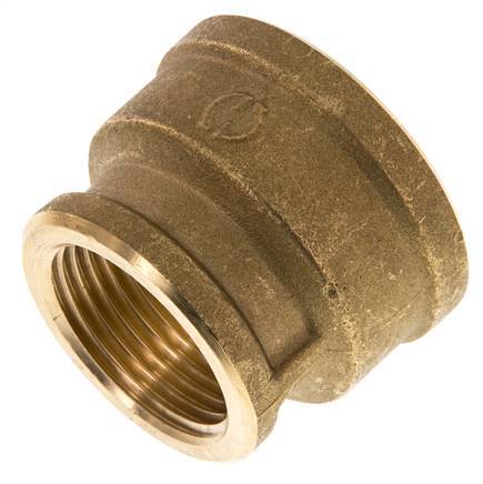 G 1 1/4'' x G 1'' Messing Ronde Sok 16 Bar