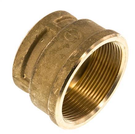 G 2'' x G 1 1/2'' Messing Ronde Sok 16 Bar