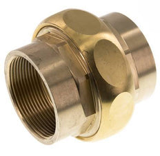 Rp 2'' Messing Borstnippel 3-delig met Conische afdichting 16 Bar
