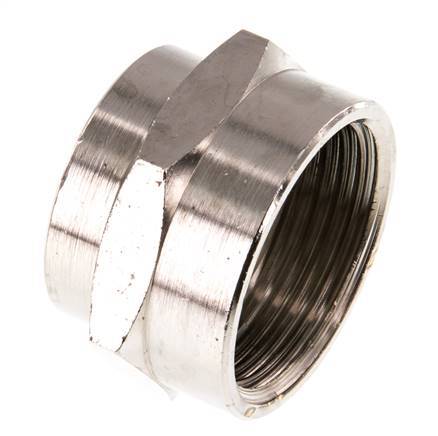 G 1'' x G 3/4'' Vernikkeld Messing Sok 16 Bar