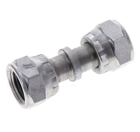 UNF 9/16''-18 Verzinkt Stalen Sok ORFS with Wartelmoer 630 Bar - Hydrauliek