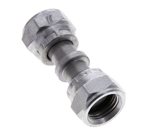 UNF 9/16''-18 Zinc plated Steel Socket ORFS with Union nut 630 Bar - Hydraulic