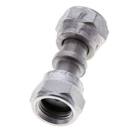 UNF 9/16''-18 Verzinkt Stalen Sok ORFS with Wartelmoer 630 Bar - Hydrauliek