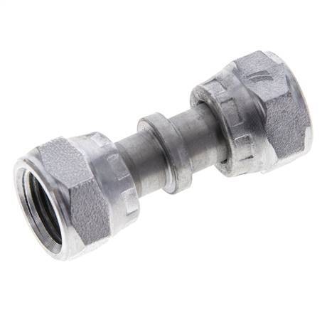 UNF 9/16''-18 Verzinkt Stalen Sok ORFS with Wartelmoer 630 Bar - Hydrauliek