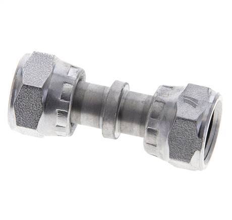 UNF 9/16''-18 Zinc plated Steel Socket ORFS with Union nut 630 Bar - Hydraulic