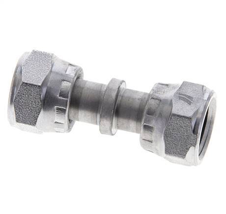 UNF 9/16''-18 Verzinkt Stalen Sok ORFS with Wartelmoer 630 Bar - Hydrauliek