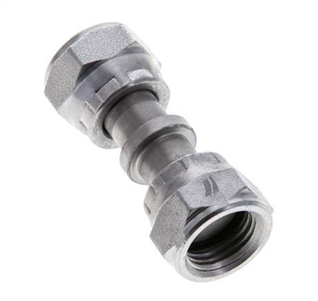 UNF 9/16''-18 Zinc plated Steel Socket ORFS with Union nut 630 Bar - Hydraulic