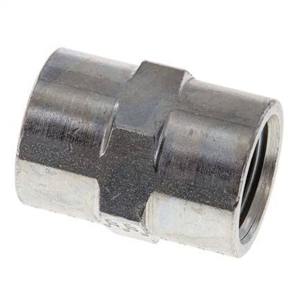 1/2'' NPT Verzinkt Stalen Sok 210 Bar - Hydrauliek