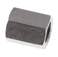 G 1/4'' x G 3/8'' Zinc plated Steel Socket 250 Bar - Hydraulic