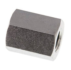 G 1/4'' x G 3/8'' Zinc plated Steel Socket 250 Bar - Hydraulic