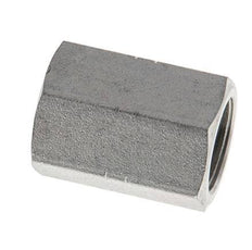 1/4'' NPT x 3/8'' NPT Zinc plated Steel Socket 210 Bar - Hydraulic