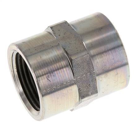 1'' NPT Verzinkt Stalen Sok 140 Bar - Hydrauliek