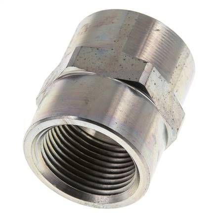 1'' NPT Verzinkt Stalen Sok 140 Bar - Hydrauliek