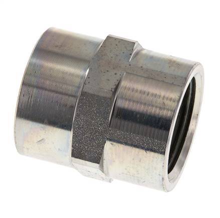 1'' NPT Verzinkt Stalen Sok 140 Bar - Hydrauliek