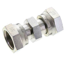 UN 1-7/16''-12 Verzinkt Stalen Sok ORFS with Wartelmoer 400 Bar - Hydrauliek