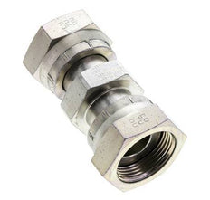 UN 1-7/16''-12 Verzinkt Stalen Sok ORFS with Wartelmoer 400 Bar - Hydrauliek