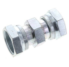 UN 1-11/16''-12 Verzinkt Stalen Sok ORFS with Wartelmoer 250 Bar - Hydrauliek
