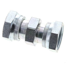 UN 1-11/16''-12 Verzinkt Stalen Sok ORFS with Wartelmoer 250 Bar - Hydrauliek