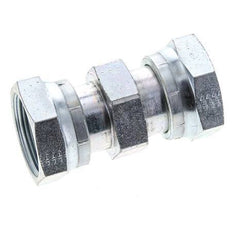 UN 1-11/16''-12 Verzinkt Stalen Sok ORFS with Wartelmoer 250 Bar - Hydrauliek