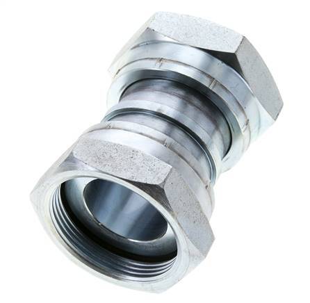 UN 2''-12 Verzinkt Stalen Sok ORFS with Wartelmoer 250 Bar - Hydrauliek