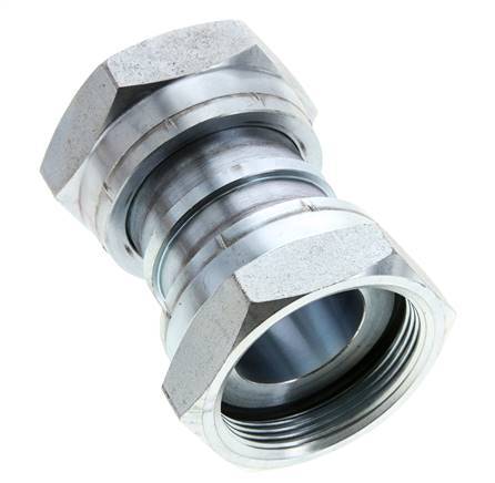UN 2''-12 Verzinkt Stalen Sok ORFS with Wartelmoer 250 Bar - Hydrauliek